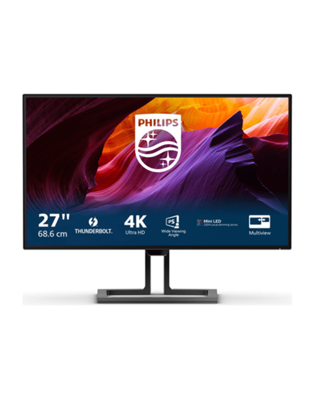 Philips | Professional Monitor | 27B1U7903/00 | 27 | IPS | 4K UHD | 16:9 | 4 ms | 1000 cd/m² | HDMI ports quantity 2 | 60 Hz