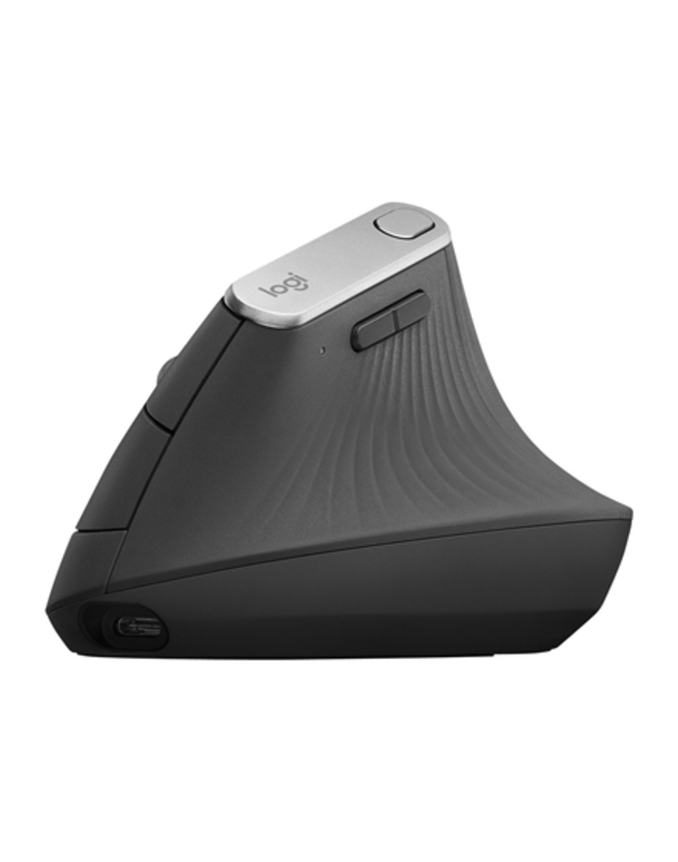 Logitech | Ergonomic Mouse | MX VERTICAL | Wireless | USB, Bluetooth | Graphite