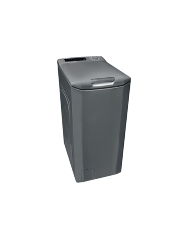 Candy | Washing Machine | CSTG 28TVRE/1-S | Energy efficiency class F | Top loading | Washing capacity 8 kg | 1200 RPM | Depth 60 cm | Width 41 cm | LED | Anthracite