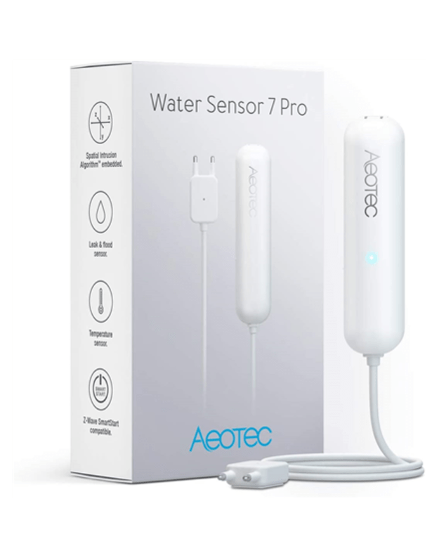 AEOTEC | Z-Wave Plus V2 | Water Sensor 7 Pro | Zigbee | White