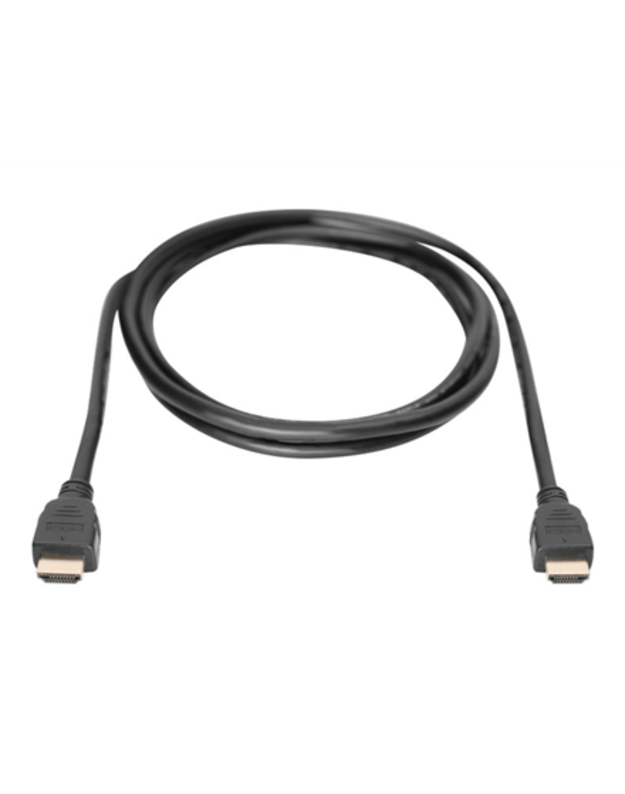 Digitus | Black | HDMI Male (type A) | HDMI Male (type A) | Ultra High Speed HDMI Cable with Ethernet | HDMI to HDMI | 2 m