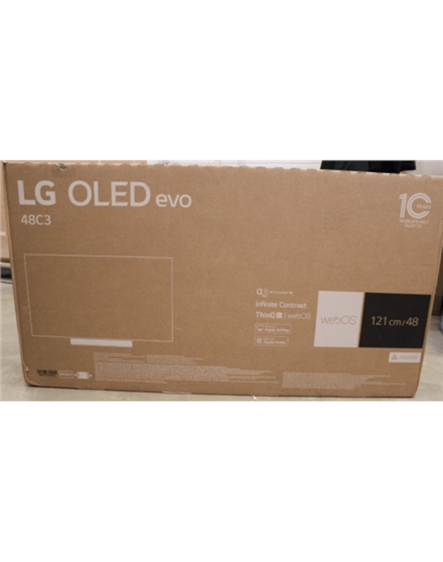 LG | OLED48C31LA | 48 (121 cm) | Smart TV | WebOS 23 | 4K UHD OLED | DAMAGED PACKAGING