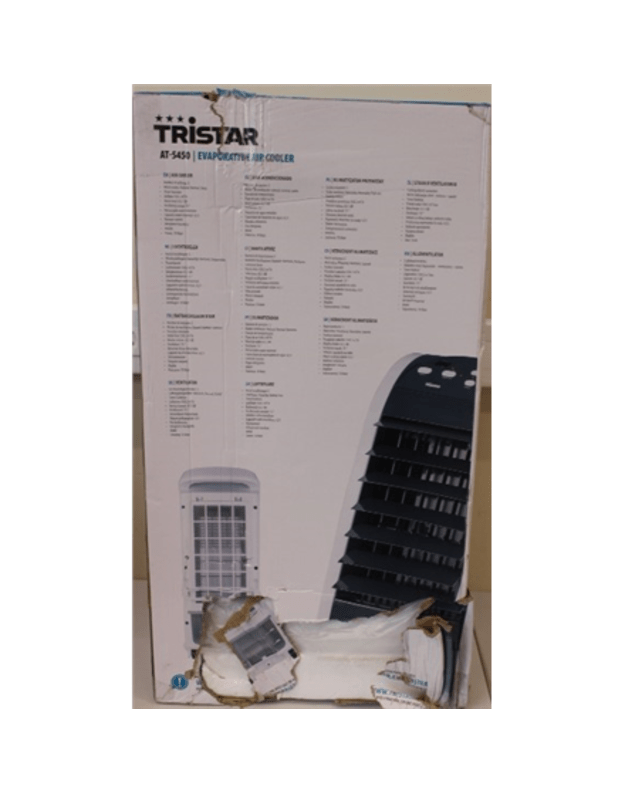 SALE OUT.Tristar AT-5450 Air conditioner, White Tristar DAMAGED PACKAGING, SCRATCHES ON FRONT | DAMAGED PACKAGING, SCRATCHES ON FRONT