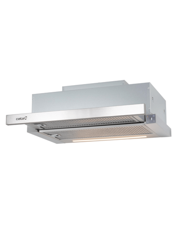 CATA | Hood | TFH 6630 X /A | Telescopic | Energy efficiency class A+ | Width 60 cm | 605 m³/h | Touch Control | LED | Stainless steel