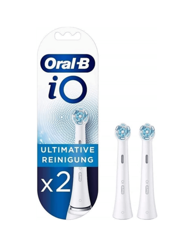Oral-B | Cleaning Replaceable Toothbrush Heads | iO Refill Ultimate | Heads | For adults | Number of brush heads included 2 | White