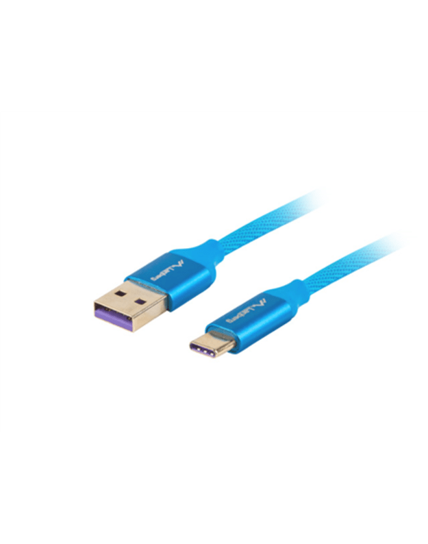 Lanberg | CA-USBO-21CU-0010-BL | USB-A to USB-C