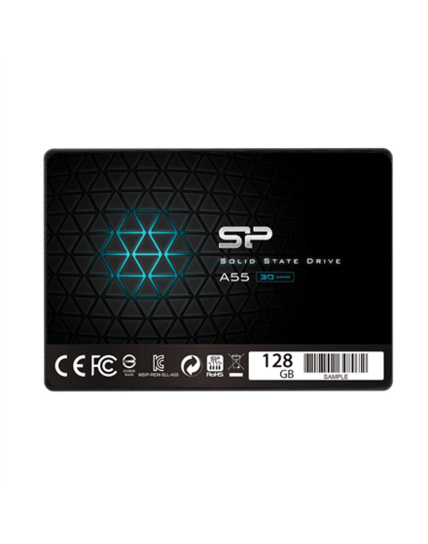 Silicon Power | A55 | 128 GB | SSD form factor 2.5 | SSD interface SATA | Read speed 550 MB/s | Write speed 420 MB/s