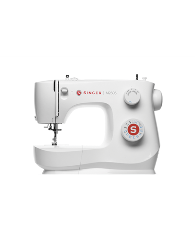 Singer | M2605 | Sewing Machine | Number of stitches 12 | Number of buttonholes | White