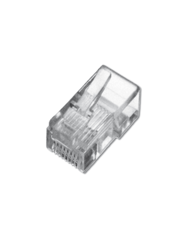 Digitus | A-MO 8/8 SR | Modular Plug, for stranded Round Cable, 8P8C unshielded, CAT 5e, RJ45
