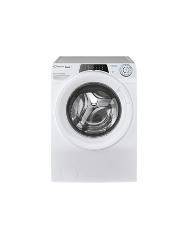Candy | RO 1486DWME/1-S | Washing Machine | Energy efficiency class A | Front loading | Washing capacity 8 kg | 1400 RPM | Depth 53 cm | Width 60 cm | Display | TFT | Steam function | Wi-Fi | White