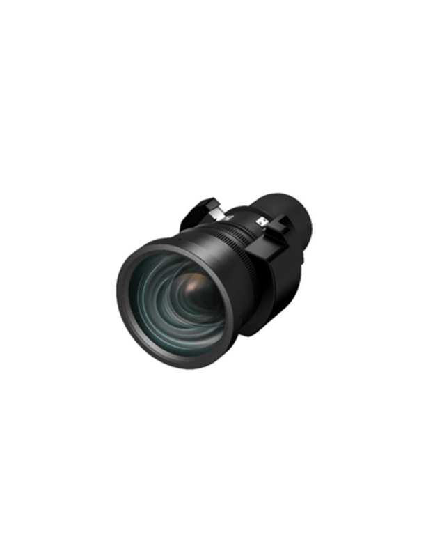 Epson | Lens - ELPLW08 - Wide throw | For 12,000 lumen and higher Epson Pro L projectors, the ELPLW08 offers wide lens shift for remarkable positioning flexibility. Supports screen sizes up to 1000