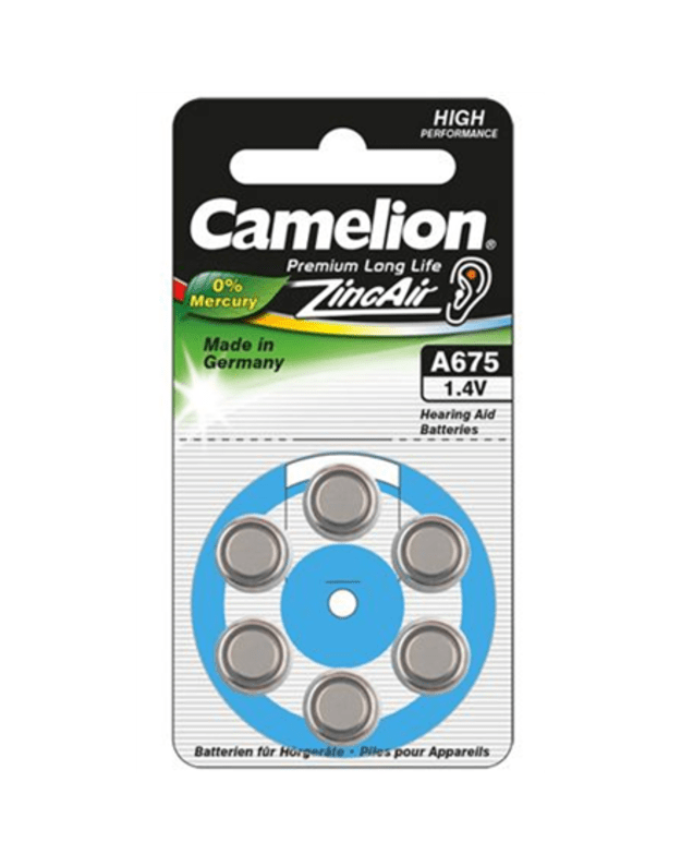 Camelion | A675/DA675/ZL675 | Zinc air cells | 6 pc(s)
