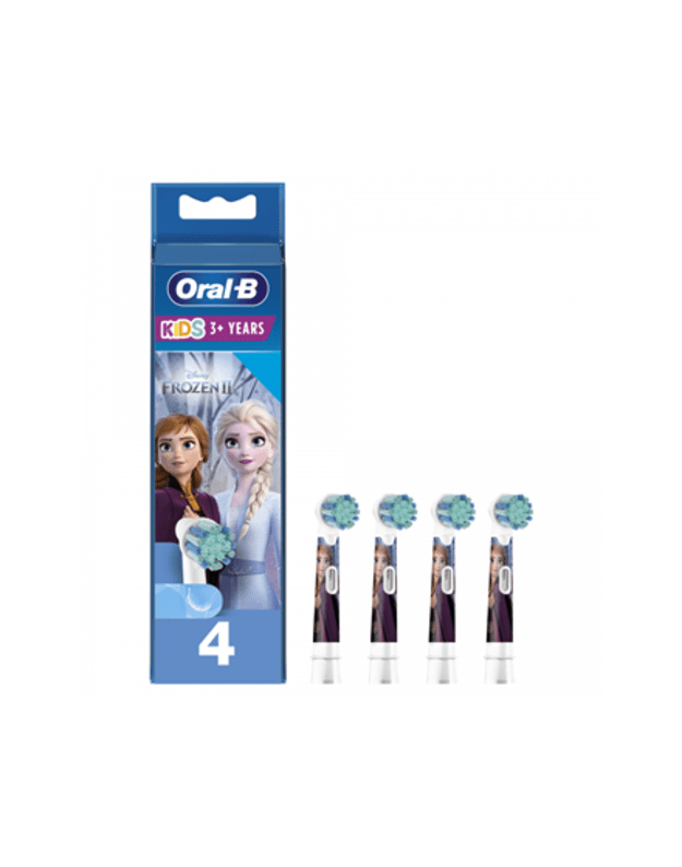 Oral-B | EB10 4 Frozen II | Toothbruch replacement | Heads | For kids | Number of brush heads included 4 | Number of teeth brushing modes Does not apply