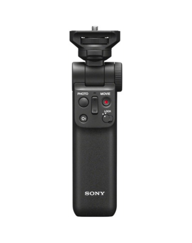 Sony | Shooting Grip | GP-VPT2BT | No cables required (Bluetooth-wireless) Dust and moisture resistant Flexible tilt function Quick, easy direction changes Becomes a stable tripod, leaving both hands free for vlogging and other applications