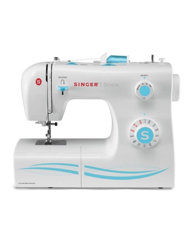 Singer SMC 2263/00 Sewing Machine Singer | 2263 | Number of stitches 23 Built-in Stitches | Number of buttonholes 1 | White