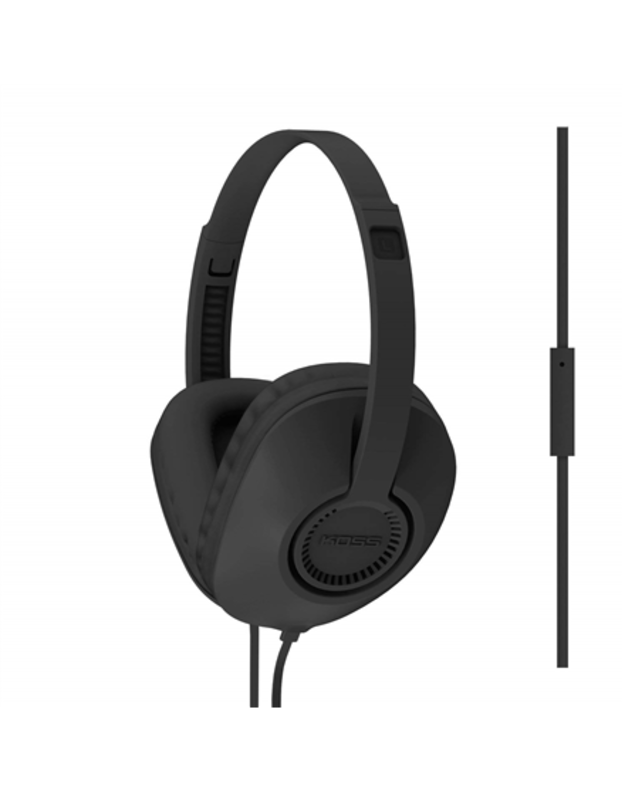 Koss | UR23iK | Headphones | Wired | On-Ear | Microphone | Black