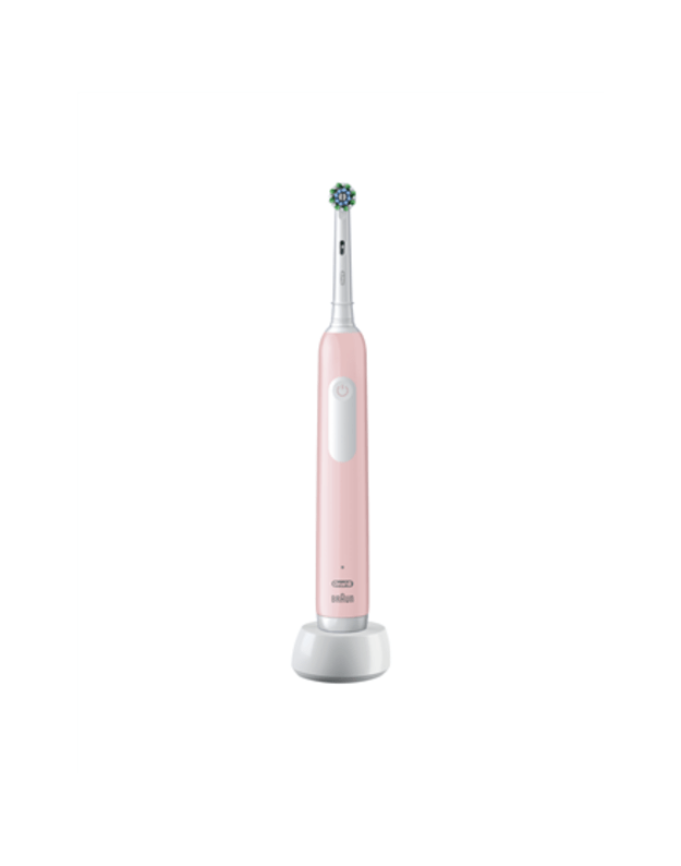 Oral-B | Pro Series 1 Cross Action | Electric Toothbrush | Rechargeable | For adults | Pink | Number of brush heads included 1 | Number of teeth brushing modes 3
