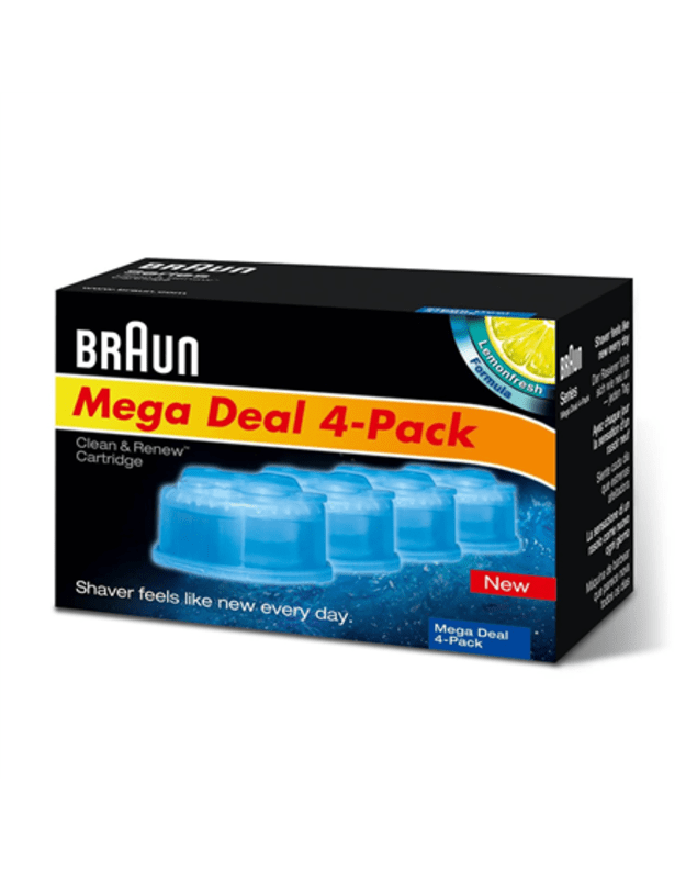 Braun | Refills 4 Pack | Clean and Renew CCR4 3+1
