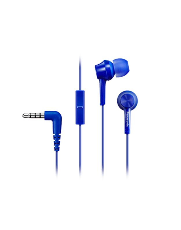 Panasonic | RP-TCM115E-A | Canal type | Wired | In-ear | Microphone | Blue