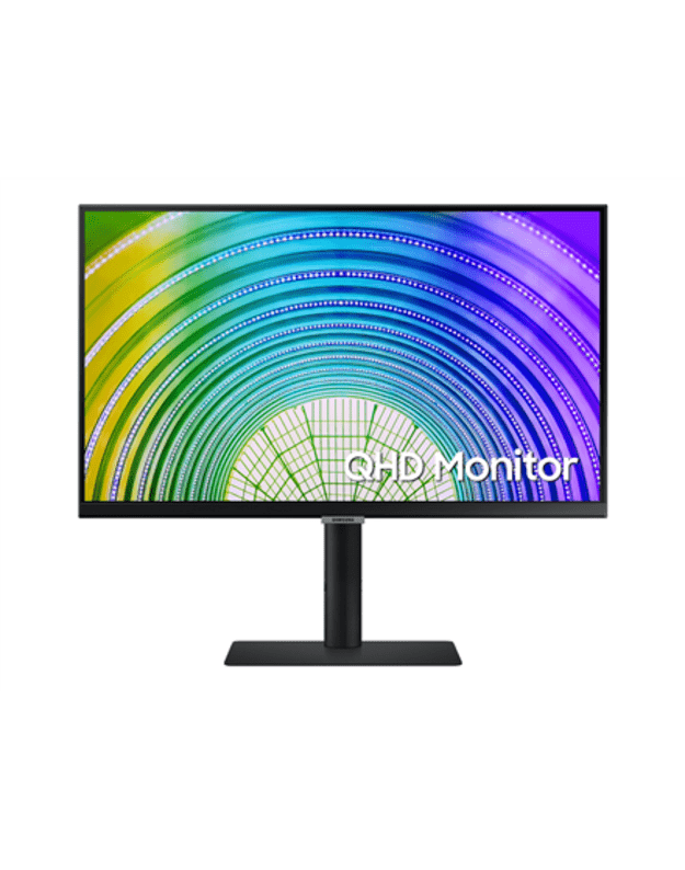 Samsung | Monitor | LS24A600UCUXEN | 24 | IPS | 2560 x 1440 pixels | 16:9 | 5 ms | 300 cd/m² | Black | HDMI ports quantity 1 | 75 Hz