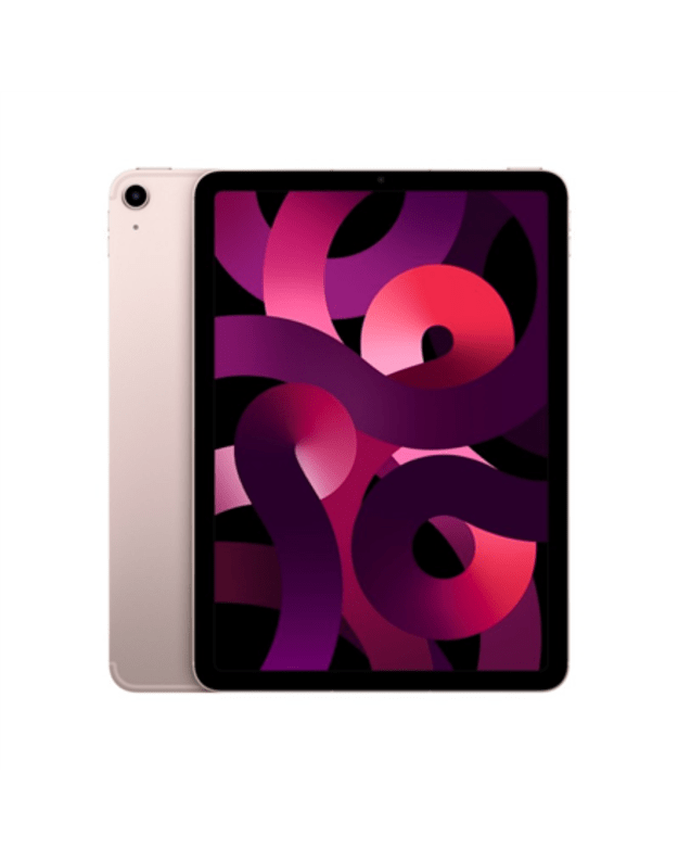 Apple iPad Air 5th Gen 10.9 , Pink, Liquid Retina IPS LCD, Apple M1, 8 GB, 64 GB, 5G, Wi-Fi, 12 MP, 12 MP, Bluetooth, 5.0, iPadOS, 15.4, 1640 x 2360 pixels