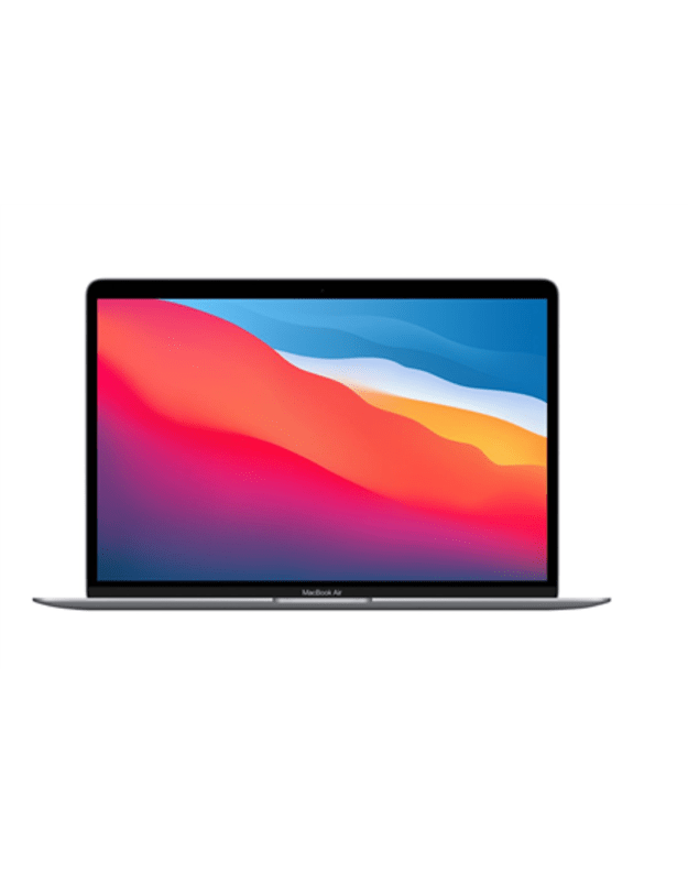 Apple MacBook Air Silver 13.3 IPS 2560 x 1600 Apple M1 8 GB SSD 256 GB Apple M1 7-core GPU Without ODD macOS 802.11ax Bluetooth version 5.0 Keyboard language Swedish Keyboard backlit Warranty 12 month(s)