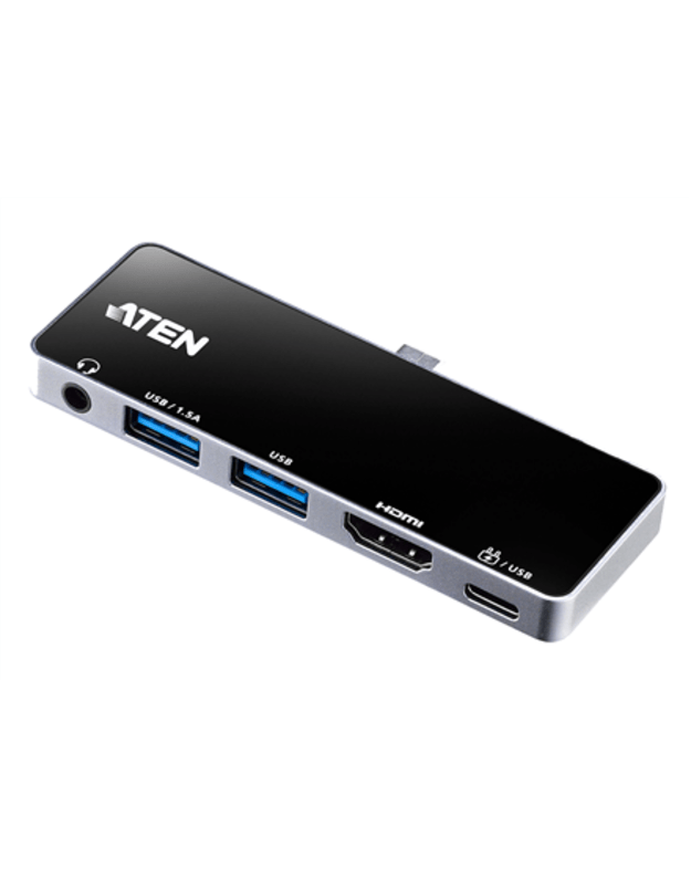 Aten UH3238 USB-C Travel Dock with Power Pass-Through Aten USB-C Travel Dock with Power Pass-Through UH3238-AT Dock