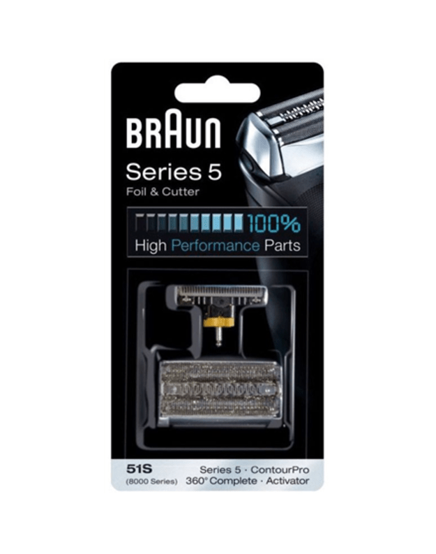 Braun 51S Head Replacement Pack Shaving heads Black