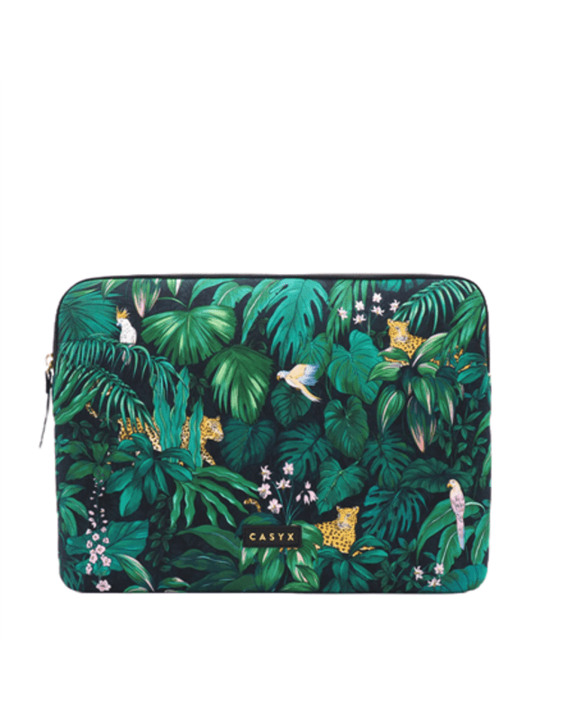 Casyx | Fits up to size 13 ”/14 | Casyx for MacBook | SLVS-000020 | Sleeve | Deep Jungle | Waterproof