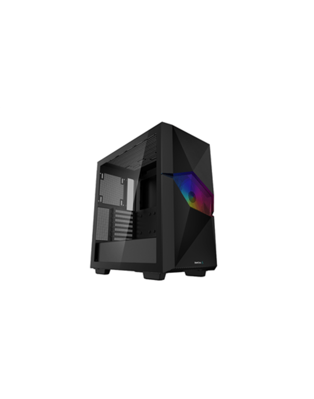 Deepcool MID TOWER CASE CYCLOPS BK Side window, Black, Mid-Tower, Power supply included No
