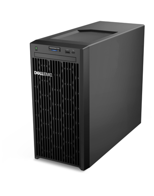 Dell PowerEdge T150 Tower Intel Pentium G6405T 3.5 GHz 4 MB 4T 2C 1x8 GB 1000 GB SATA Up to 4 x 3.5 No PERC iDRAC9 Basic No OS Warranty Channel Basic NBD 36 month(s)