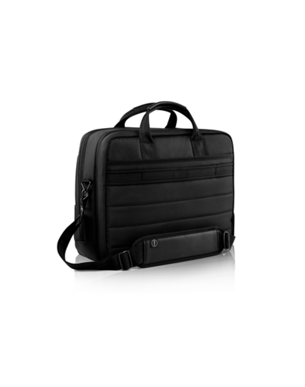 Dell Premier 460-BCQL Fits up to size 15 , Black with metal logo, Shoulder strap, Messenger - Briefcase