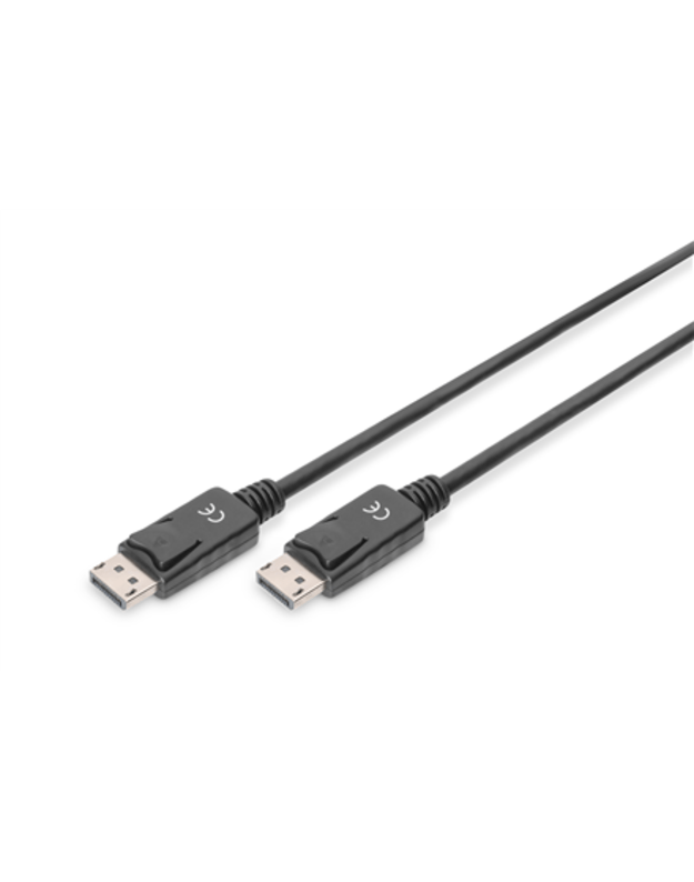 Digitus DisplayPort Connection Cable DP to DP Black 1 m