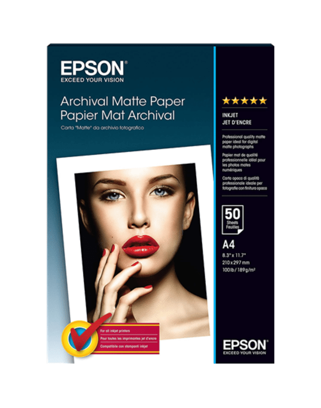 Epson | Archival Matte Paper - A4 - 50 Sheets | A4