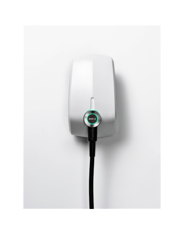 EVBox Elvi White 1 Phase-32A, fixed 6 meter Type 2 cable, WiFi, 7,4 kW