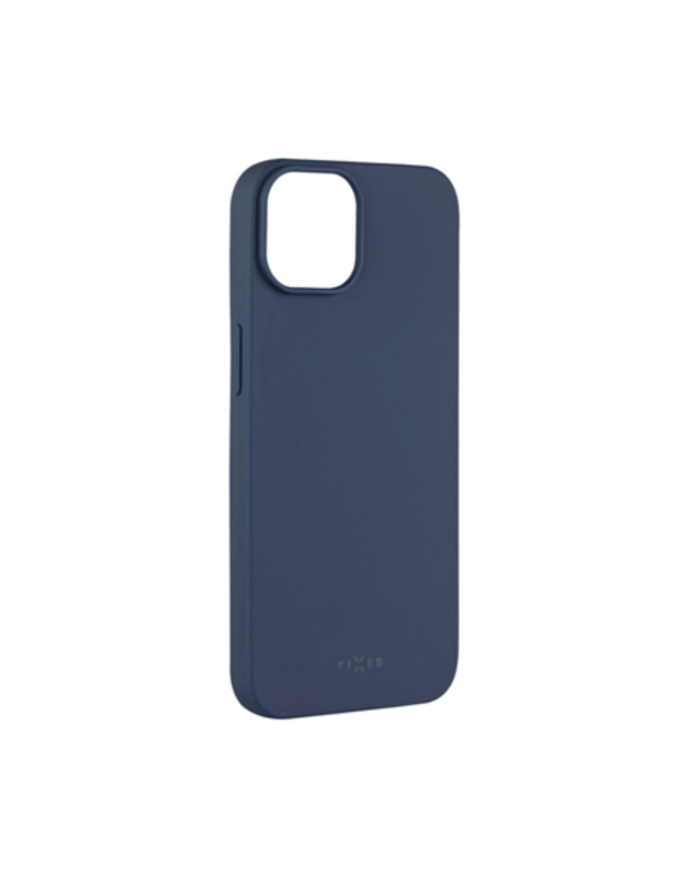 Fixed Story Back cover Apple iPhone 14 Plus Rubberized Blue