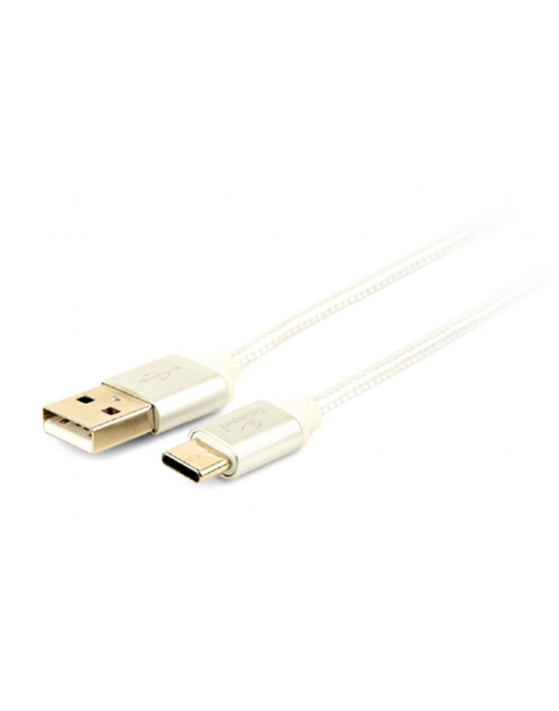 Gembird USB Type-C cable with braid and metal connectors, 1.8 m Gembird USB Type-A male USB Type-C male