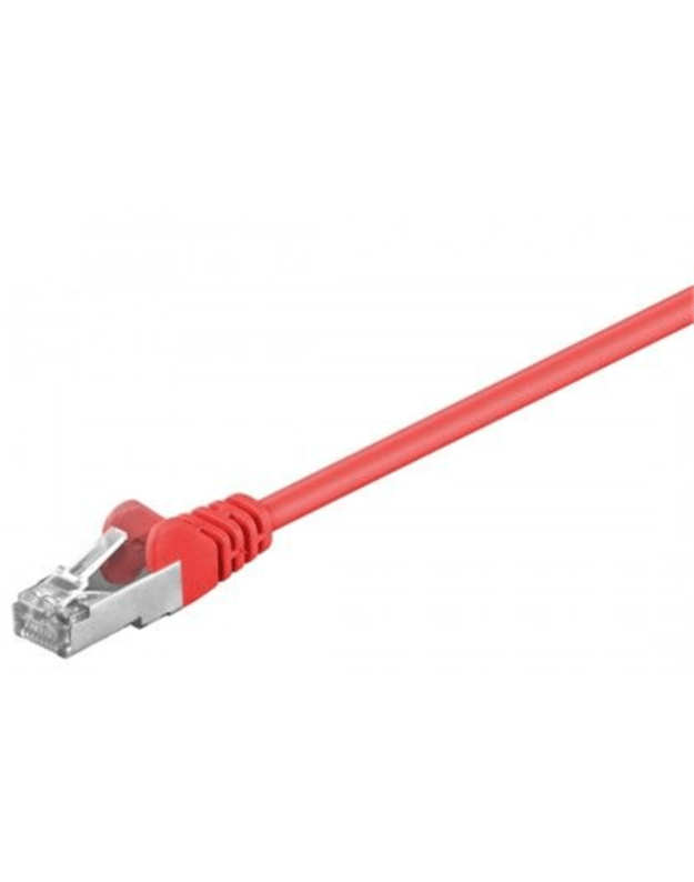 Goobay 50152 CAT 5e patchcable, F/UTP, red, 2m Goobay CAT 5e patchcable, F/UTP, red Red
