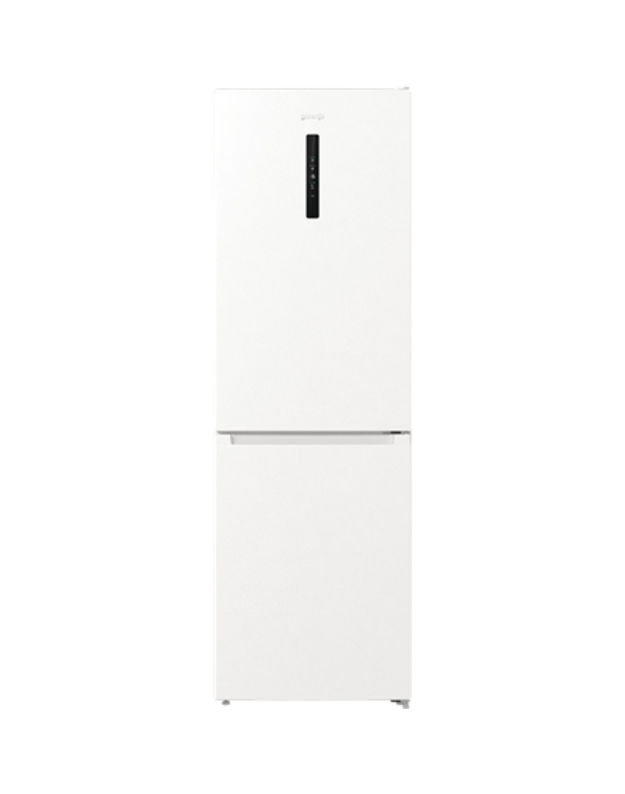 Gorenje Refrigerator NRK6192AW4 Energy efficiency class E Free standing Combi Height 185 cm No Frost system Fridge net capacity 204 L Freezer net capacity 96 L Display 38 dB White