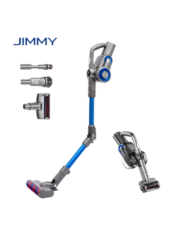 Jimmy Vacuum cleaner H8 Cordless operating Handstick and Handheld 500 W 25.2 V Operating time (max) 60 min Blue Warranty 24 month(s) Battery warranty 12 month(s)