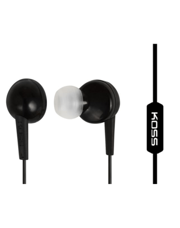 Koss Headphones KEB6iK Wired In-ear Microphone Black