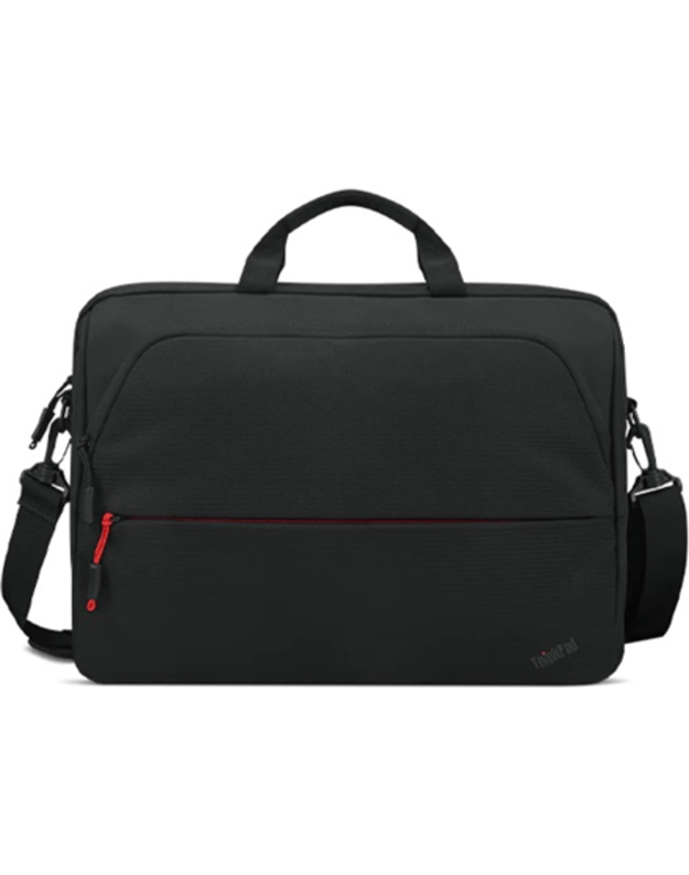 Lenovo Essential ThinkPad Essential 15.6 Topload (Sustainable & Eco-friendly, made with recycled PET: Total 7.5% Exterior: 24%) Fits up to size 16 Topload Black Shoulder strap