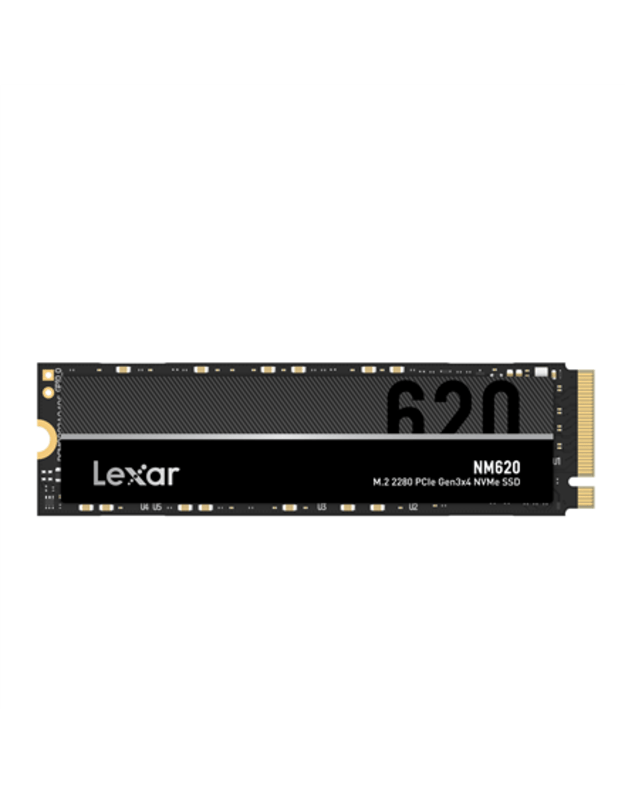 Lexar M.2 NVMe SSD LNM620 1000 GB SSD form factor M.2 2280 SSD interface PCIe Gen3x4 Write speed 3000 MB/s Read speed 3300 MB/s