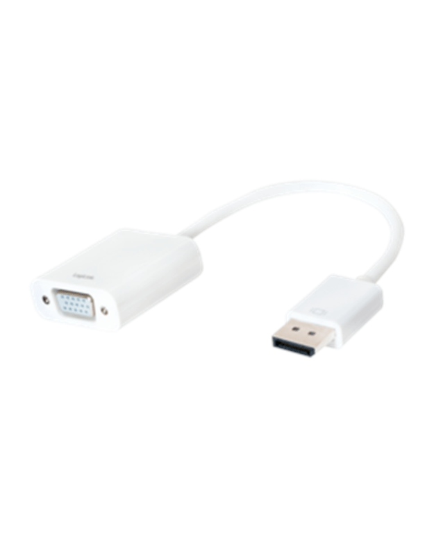 Logilink Logilink CV0059B, Display Port 1.2 to VGA Active Adapter with 15cm cable : White