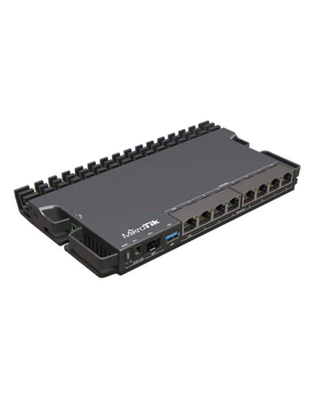 MikroTik RouterBOARD RB5009UPr+S+IN No Wi-Fi 10/100/1000 Mbit/s Ethernet LAN (RJ-45) ports 7 Mesh Support No MU-MiMO No No mobile broadband