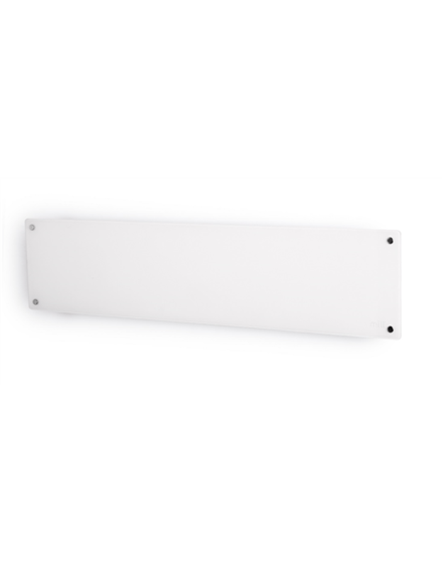 Mill Heater MB800L DN Glass Panel Heater, 800 W, Number of power levels 1, Suitable for rooms up to 10-14 m², White, IPX4