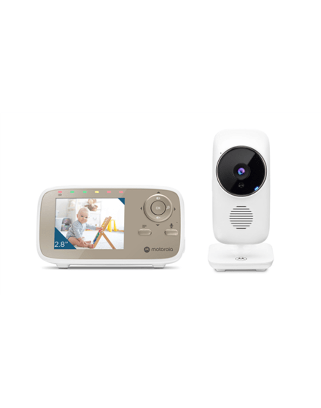 Motorola Video Baby Monitor VM483 2.8 White/Gold