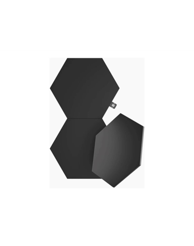 Nanoleaf Shapes Black Hexagon Expansion pack (3 panels) Nanoleaf | Shapes Black Hexagon Expansion pack (3 panels) | 42 W | WiFi