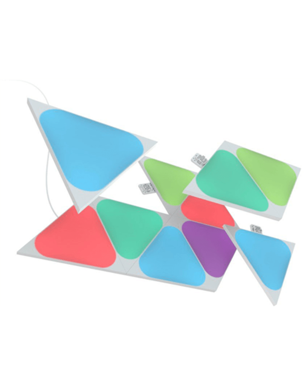 Nanoleaf | Shapes Triangles Mini Expansion Pack (10 panels) | 1 x 0.54 W | 16M+ colours | 2.4GHz WiFi b/g/n 
