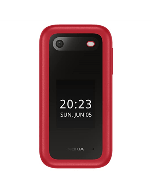 Nokia 2660 TA-1469 Red 2.8 48 MB TFT LCD 240 x 320 0.128 GB Dual SIM Nano-SIM Main camera 0.3 MP 1450 mAh Bluetooth 4.2